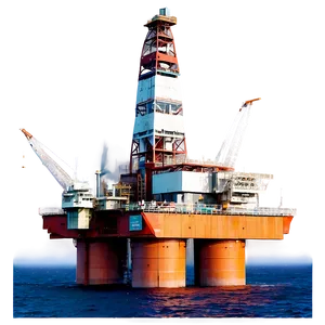 Oil Rig In Heavy Weather Png Hhn53 PNG image