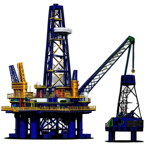 Oil Rig Structure Png 06122024 PNG image