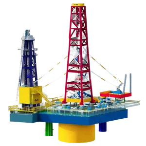 Oil Rig Structure PNG 66
