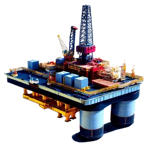 Oil Rig Under Construction PNG Vvr21 PNG