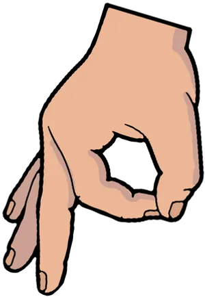 Okay Hand Gesture Illustration