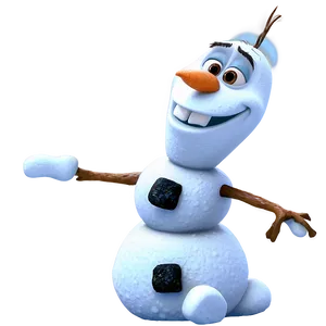 Olaf And Anna Friendship PNG Omg89