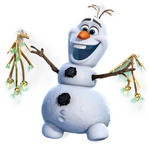 Olaf And Elsa Magic PNG 05232024