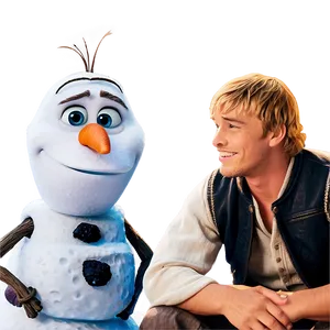 Olaf And Kristoff Bromance PNG 05232024
