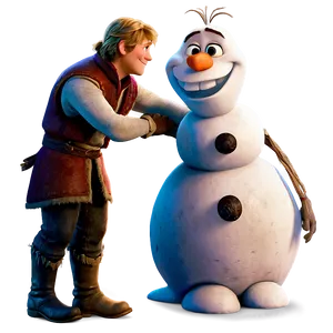 Olaf And Kristoff Bromance PNG Val12 PNG