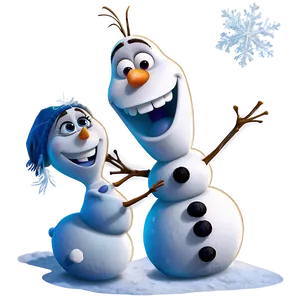 Olaf And Snowgies PNG 05232024