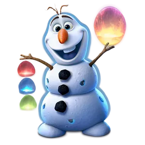 Olaf And The Northern Lights PNG 05232024 PNG