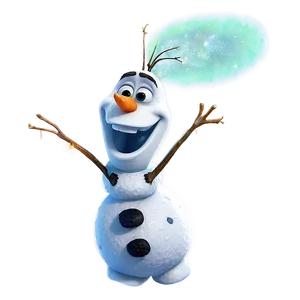 Olaf And The Northern Lights PNG Dch PNG