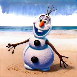 Olaf Beach Day PNG Fap52