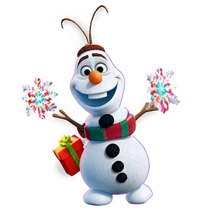 Olaf Festive Outfit PNG Yug PNG