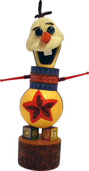 Olaf Figurine Frozen Movie PNG