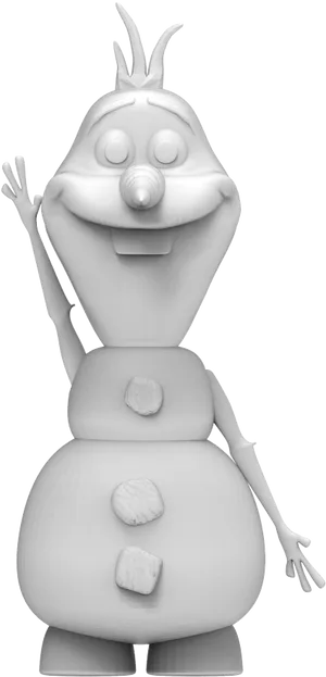 Olaf Frozen Character Pose