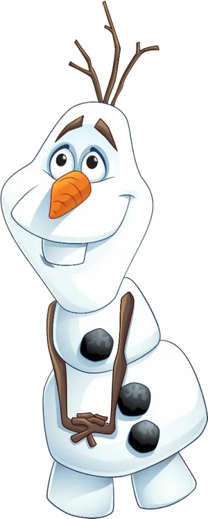 Olaf Frozen Character Smile