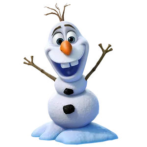 Olaf Frozen Landscape PNG Oji50 PNG