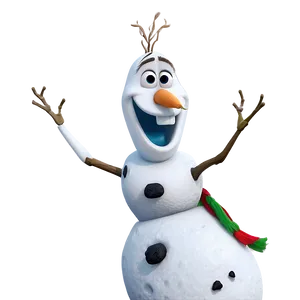 Olaf Holiday Spirit PNG 40