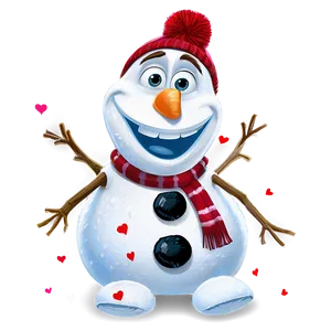 Olaf In Love PNG 86