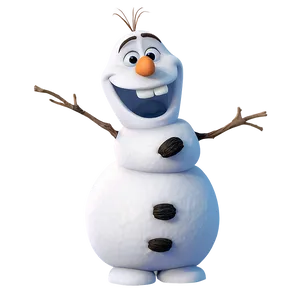 Olaf In Love PNG Xud45