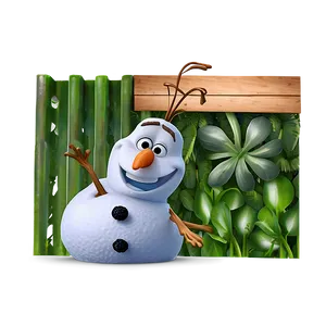 Olaf In Summer Png Pon PNG image