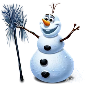 Olaf Snow Art Png Kfb PNG image