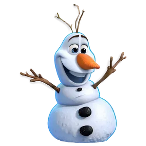 Olaf Snowman Frozen Png 06272024 PNG image