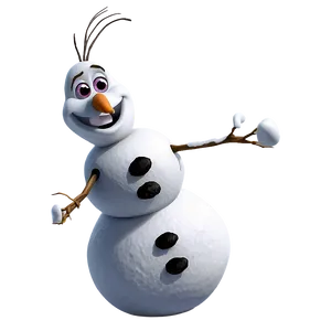 Olaf Snowman Making PNG 05232024