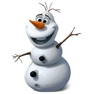 Olaf Snowman Making PNG 05232024