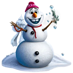 Olaf Snowman PNG 05232024