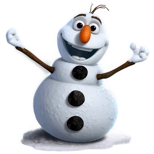 Olaf Snowman PNG Cur70