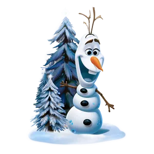 Olaf Winter Wonderland PNG 05232024