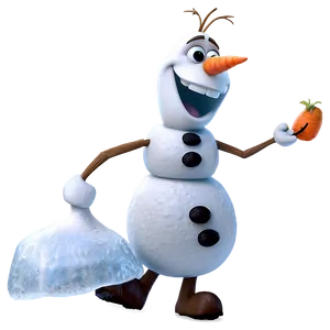 Olaf With Carrot Nose PNG 11 PNG