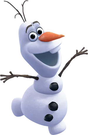 Olafthe Friendly Snowman PNG image