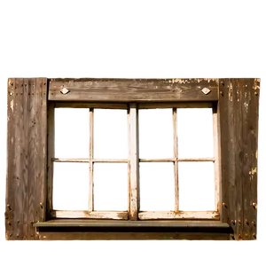 Old Abandoned Window PNG 05042024
