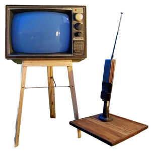 Old Analog Tv Set Png 05252024 PNG image