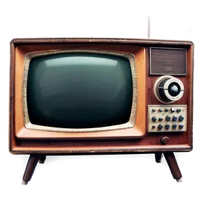 Old Analog Tv Set Png Dlp PNG image