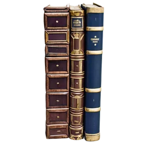 Old Books Stack PNG Klb PNG