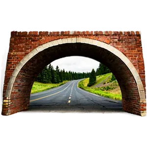 Old Brick Tunnel Png 52 PNG image