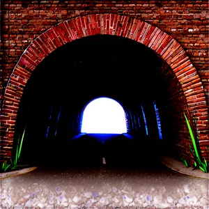 Old Brick Tunnel PNG Dct61