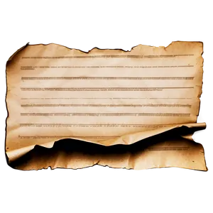 Old Burned Paper Png 06122024 PNG image