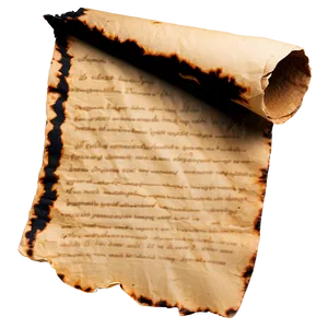 Old Burned Paper Png Mxv94 PNG image