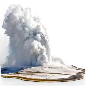 Old Faithful Geyser Yellowstone PNG Tjh16 PNG