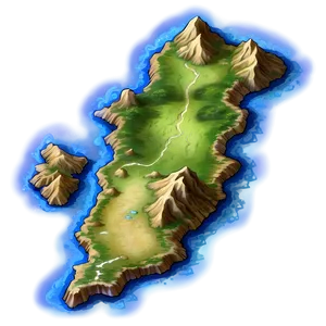 Old Fantasy Map PNG Kct PNG