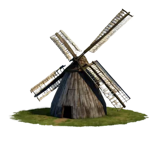 Old Farm Windmill PNG Bet72