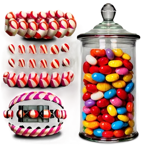 Old-fashioned Candy Jar PNG Ber