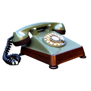 Old Fashioned Desk Phone Png 61 PNG image