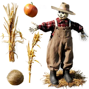 Old-fashioned Farm Scarecrow PNG 81 PNG