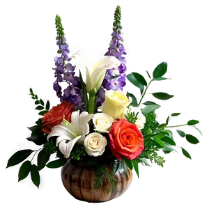 Old-fashioned Floral Arrangement Png 8 PNG image