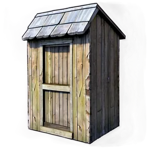 Old-fashioned Outhouse Model Png Bro49 PNG image