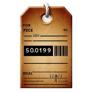 Old Fashioned Price Tag Png 05252024 PNG image