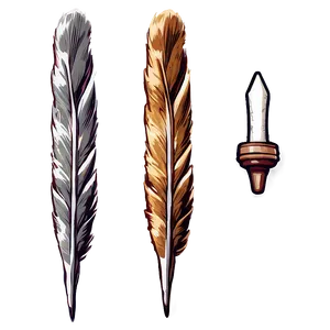 Old-fashioned Quill Png Fdt30 PNG image