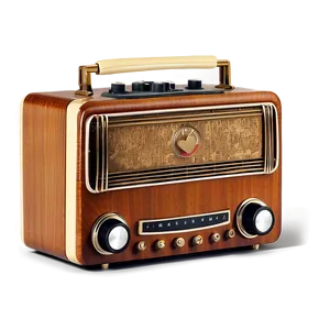 Old-fashioned Radio PNG 17